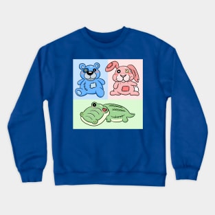 Animal plushies Crewneck Sweatshirt